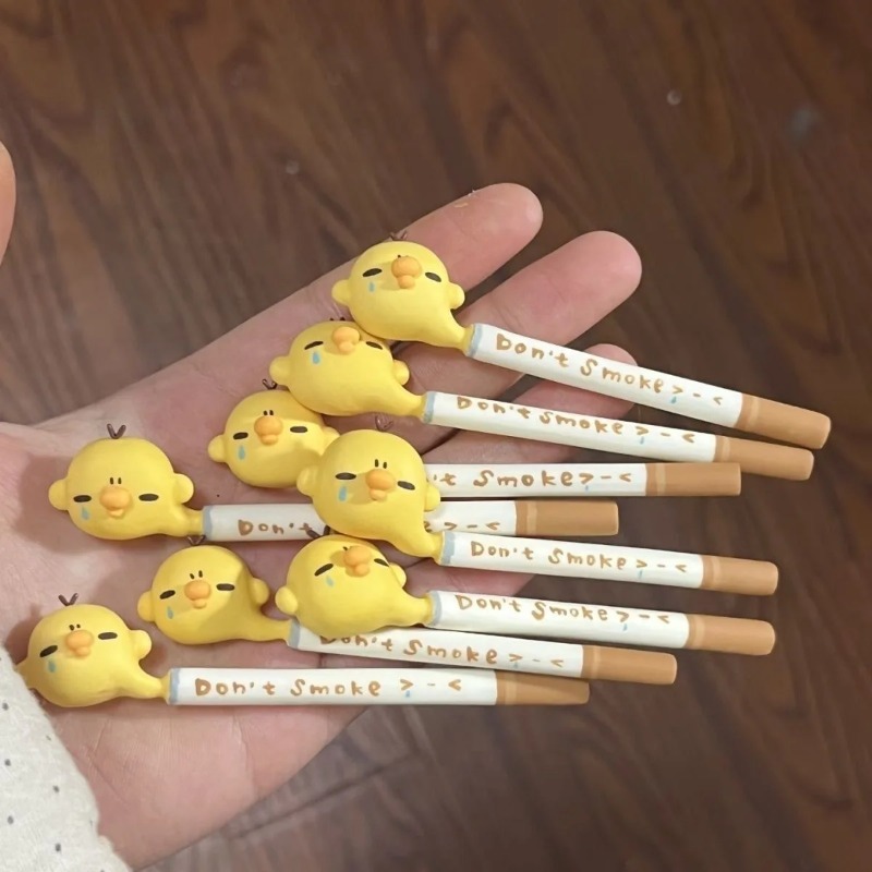 Vape Decoration - Crying Chick Hair Clips Cartoon Cigarette