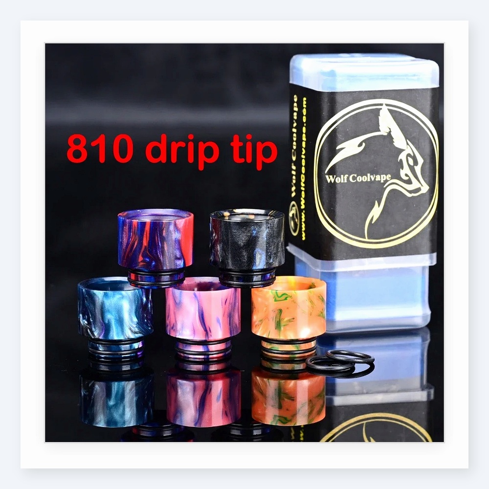 Wolfcoolvape 810 Drip Tips - S - đánh giá và giá Drip Tip Resin