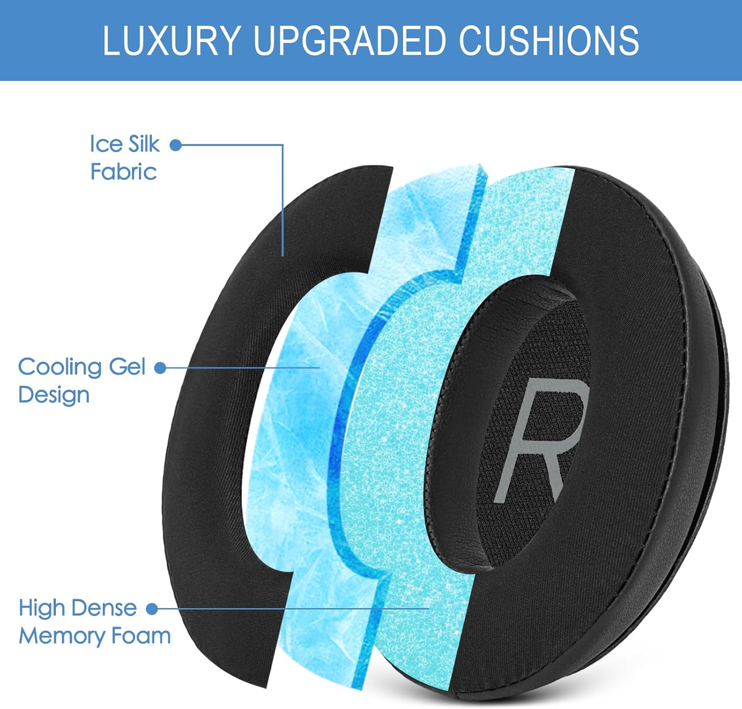 Cooling Gel Replacement Earpad - đánh giá và giá Bose Headphone Qc45