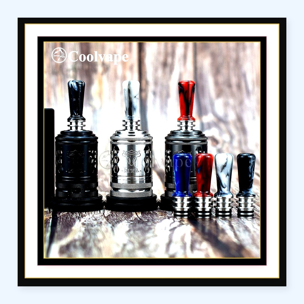 Tauren MTL RTA 510 Drip Tip -  - đánh giá và giá Drip Tip Resin