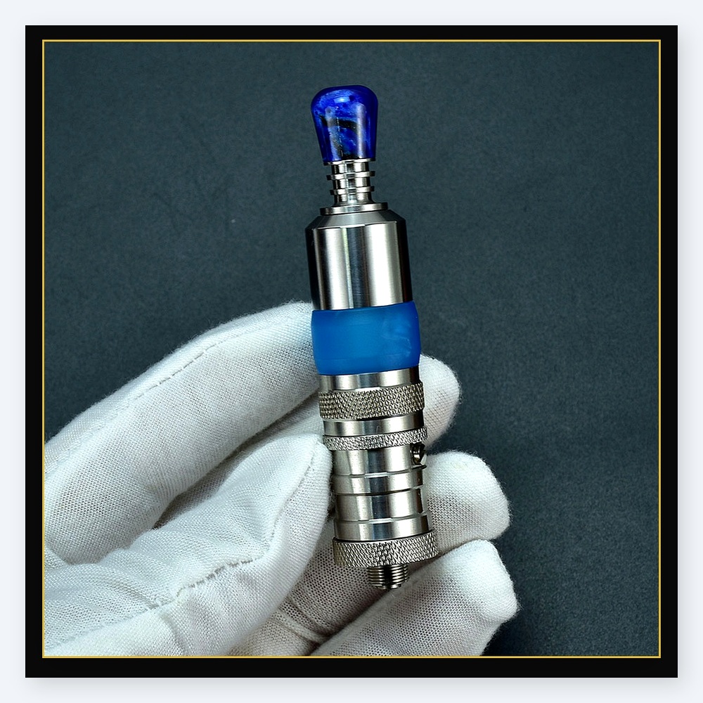Wolfcoolvape Flash-e-Vapor Dua - đánh giá và giá Drip Tip Resin