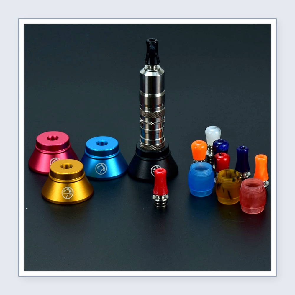 Wolfcoolvape Flash-e-Vapor Dua - đánh giá và giá Drip Tip Resin