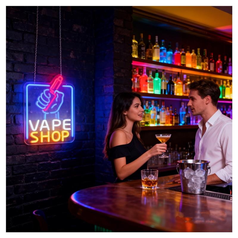 Vape Shop Neon Sign Hand Holdi - đánh giá và giá Vaping Store